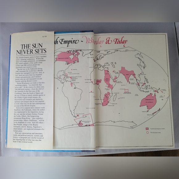 Simon WINCHESTER / The Sun Never Sets 1st Prentice Hall Press Edition 1985 HC/DJ - Picture 3 of 16